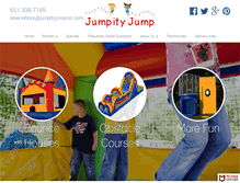 Tablet Screenshot of jumpityjumpmn.com